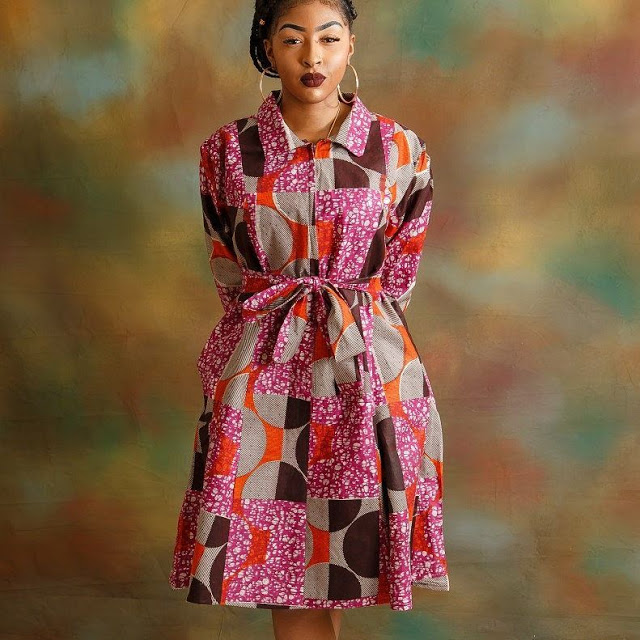 Inspirational Hot Ankara Shirt dresses you should see