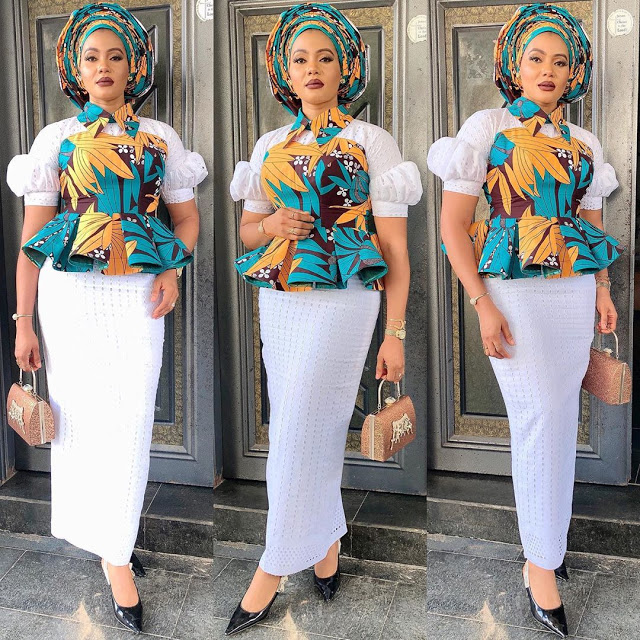 latest ankara combination styles