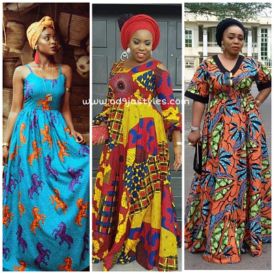 100 PHOTOS: Best Ankara Maxi Styles For Beautiful Ladies You Should ...