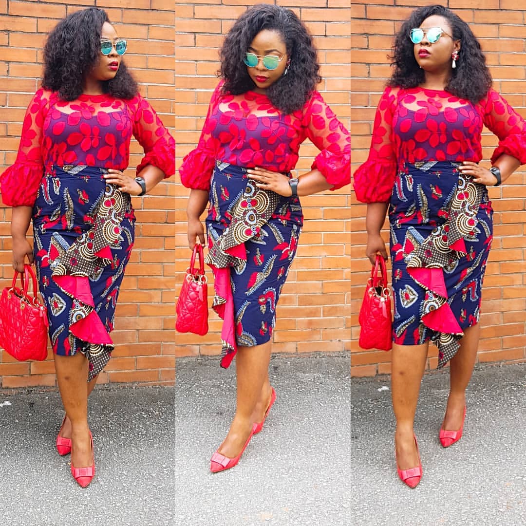 fitted ankara gowns
