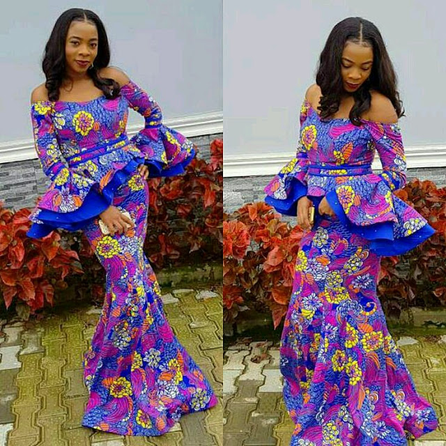 40 Peplum Ankara Skirt, Blouse Styles and Stylish African Fashion Designs (28)