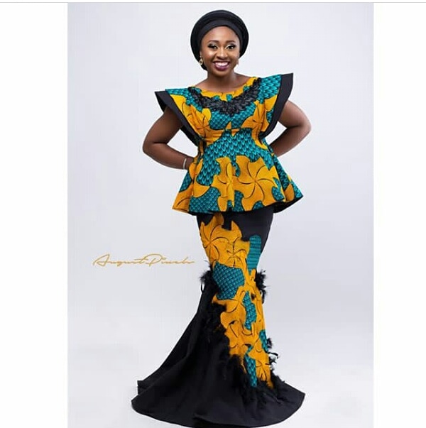 40 Peplum Ankara Skirt, Blouse Styles and Stylish African Fashion Designs (6)