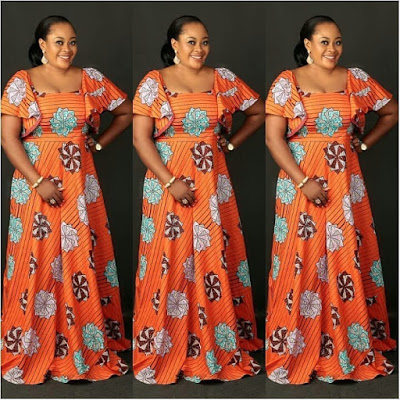 Stylish Long Ankara Kaftan And Mazi Dresses For Every African Woman