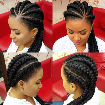 Latest Ghana Weaving Hairstyles