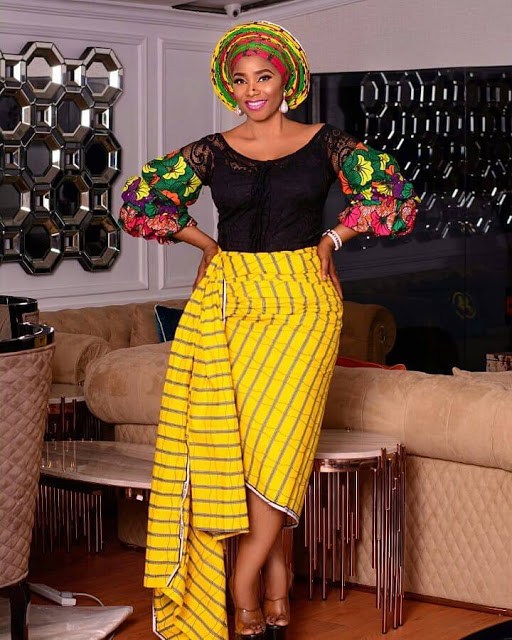 Ankara Styles 2018, Ankara Skirt and Blouse, Ankara Tops, Gowns, skirt & blouse, Trouser Style, Ankara & Aso ebi Tops, & Many More African Print Fashion (54)