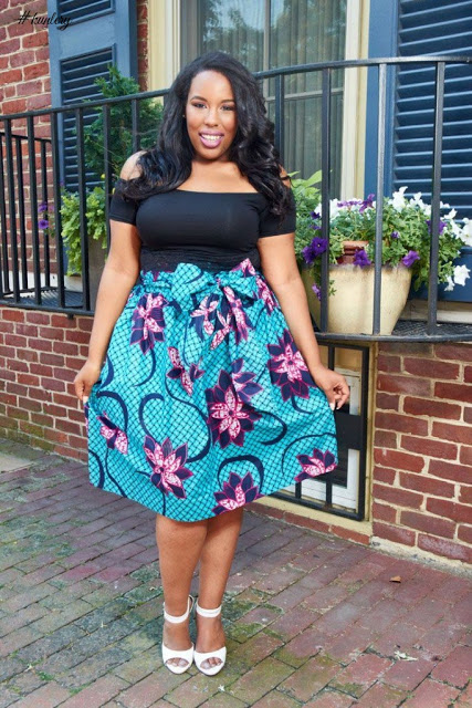 Plus size ladies ankara skirt styles 2018
