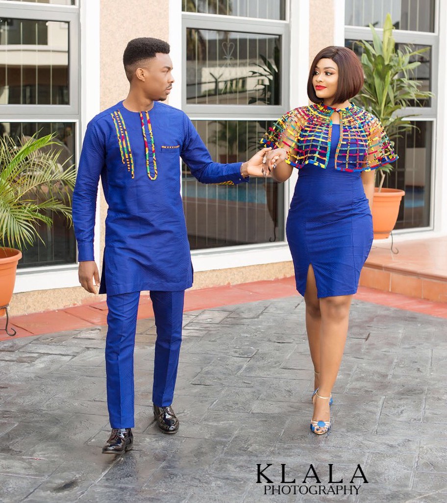 beautiful matching couples ankara designs and styles, latest trendy couples ankara styles, ankara designs for couples, matching ankara styles and designs for couples