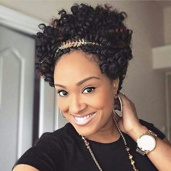 Best 18 Natural Hairstyle Ideas for Short Hair » OD9JASTYLES