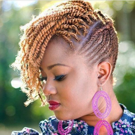 Side COrnrows with Updo