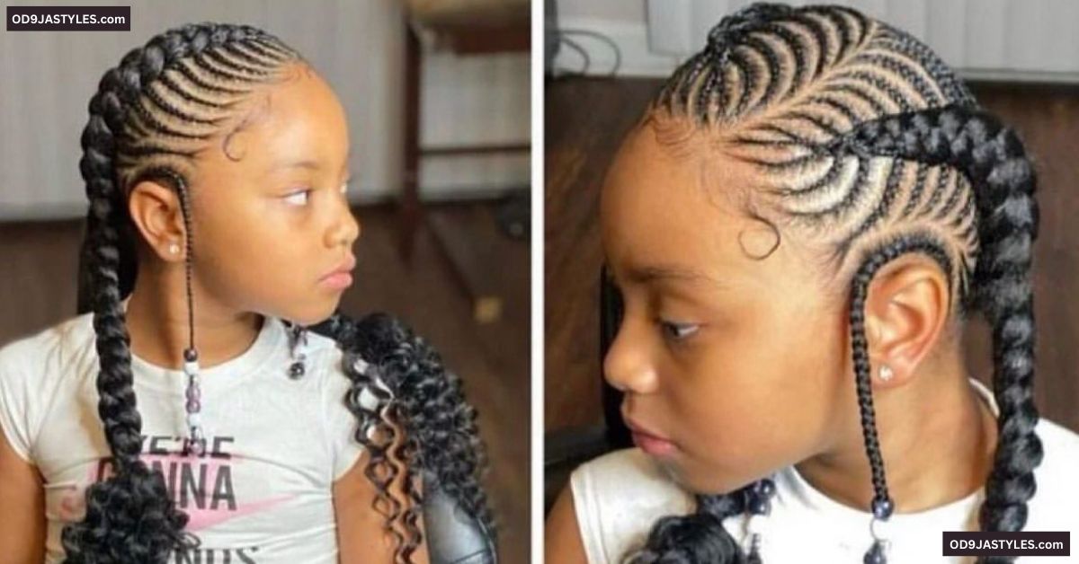 30+ Little Kids Braiding Hairstyles: Natural Braided Hairstyles for Girl  kids » OD9JASTYLES