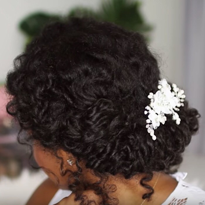 20+ Natural Hair Updos to Slay Your Wedding Day (2)
