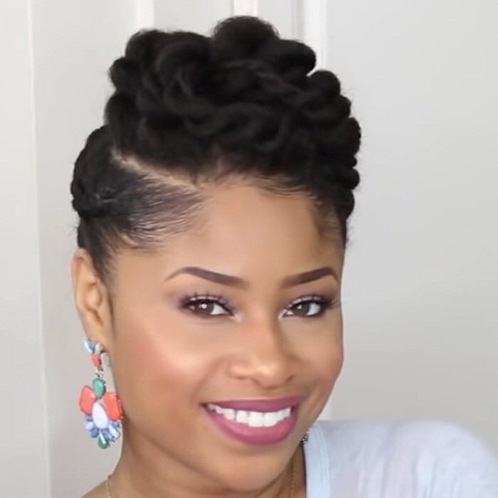 20+ Natural Hair Updos to Slay Your Wedding Day » OD9JASTYLES