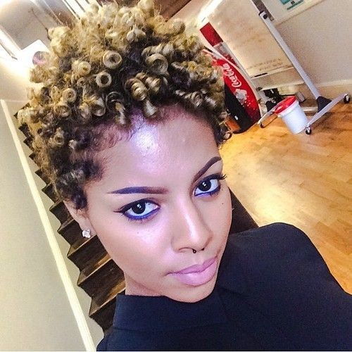 21 Short Curly Hairstyles for Black Women (500 x 500 Pixel)