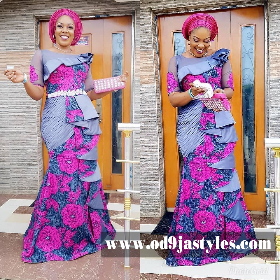20 Bright and Beautiful Ankara Styles Gown: Ankara Long Gown Styles 2018