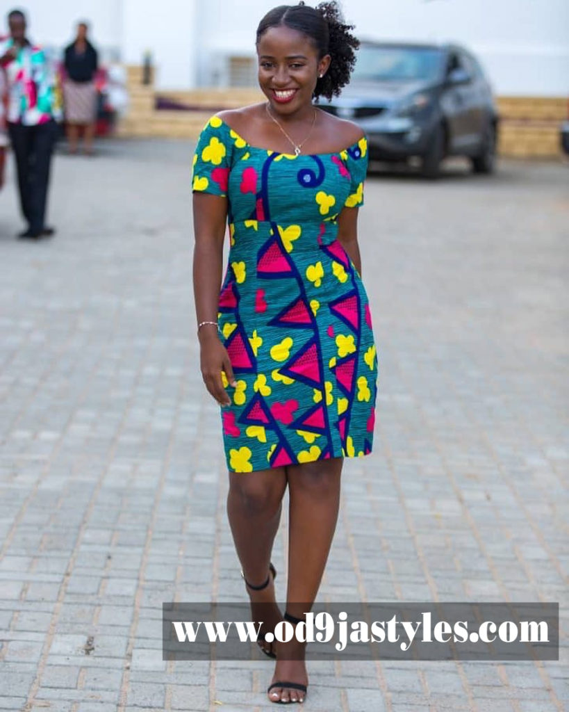 23 MOST STYLISH TRENDS OF LATEST ANKARA SHORT GOWN DRESSES