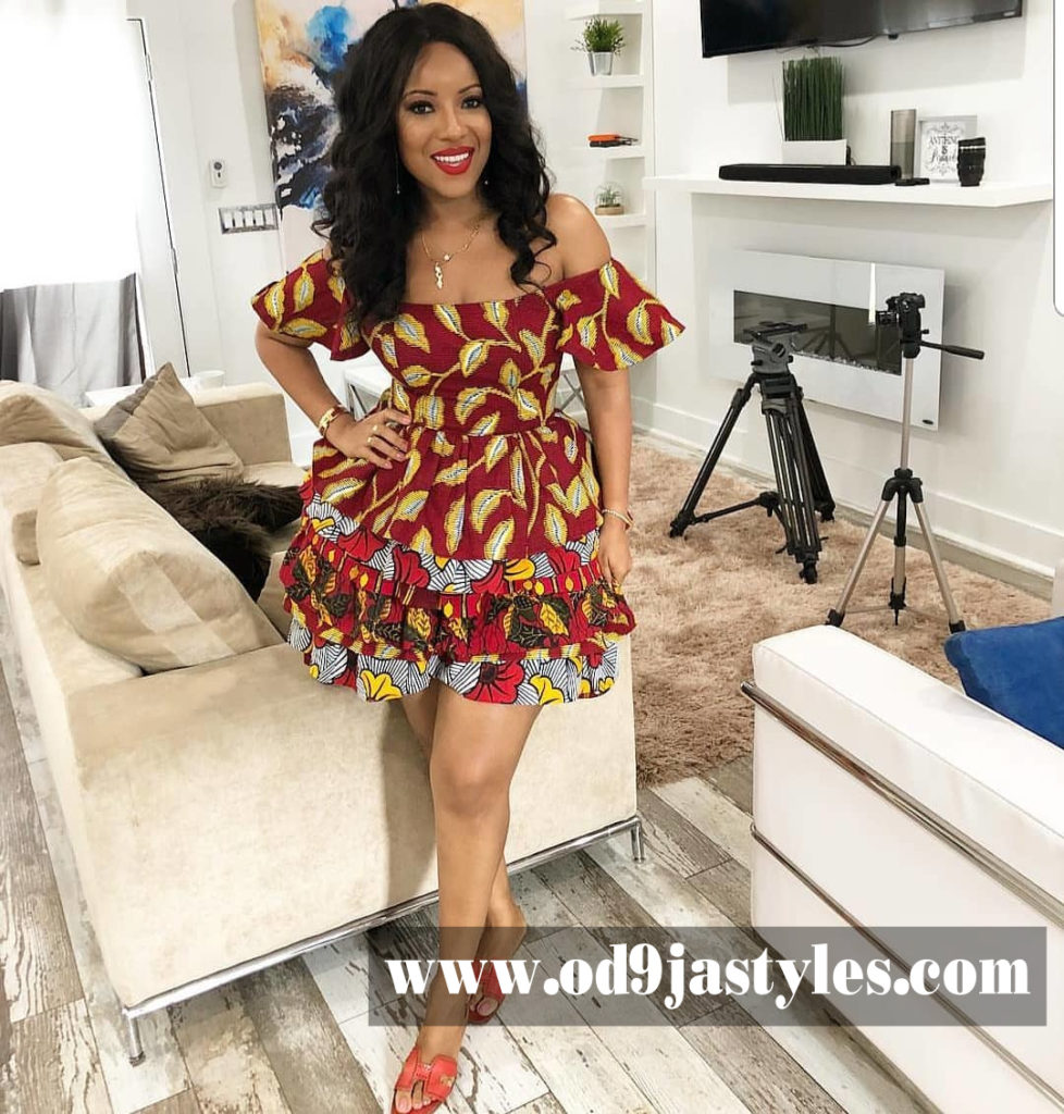 23 MOST STYLISH TRENDS OF LATEST ANKARA SHORT GOWN DRESSES