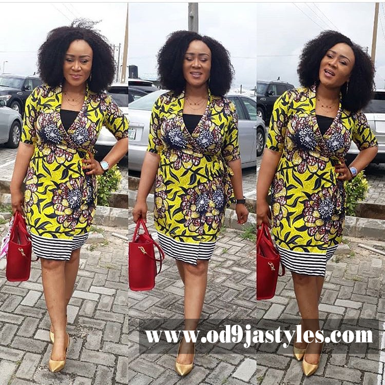 Alluring Ankara Short Gown Styles You Can Wear To Look Elegant - OD9JASTYLES