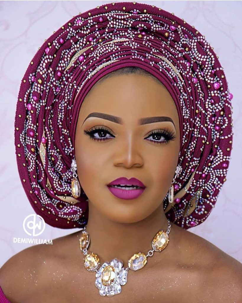 The Makeup and Gele Styles You Should See Now, Nigerian wedding styles