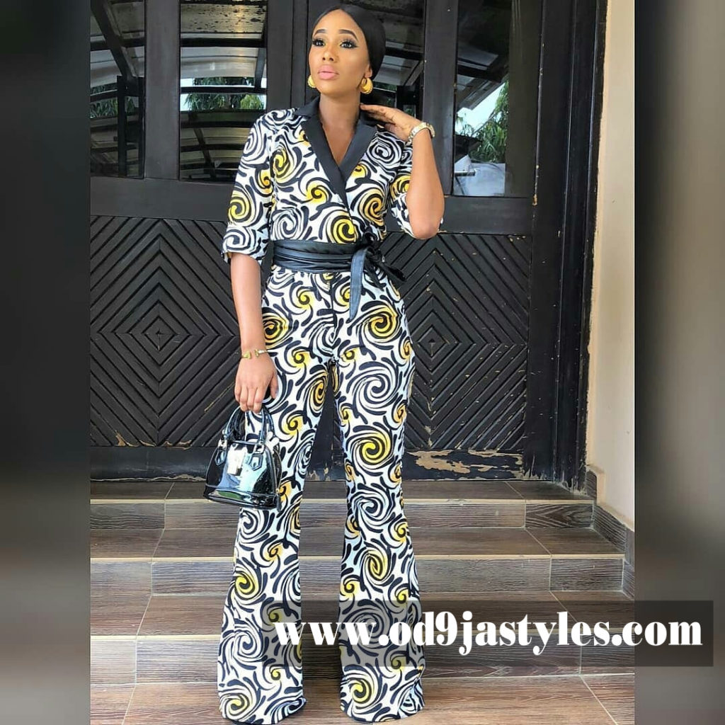 Colorful jumpsuit ankara styles inspiration for ladies