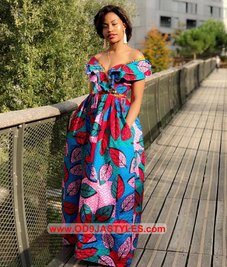 @maxi dress Cute Ankara Styles 40 Latest Ankara Fashion Ideas for ladies