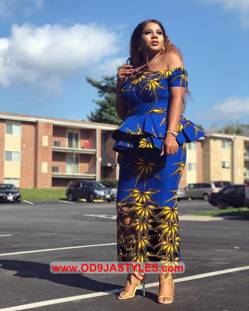 @peplumgown Cute Ankara Styles 40 Latest Ankara Fashion Ideas for ladies