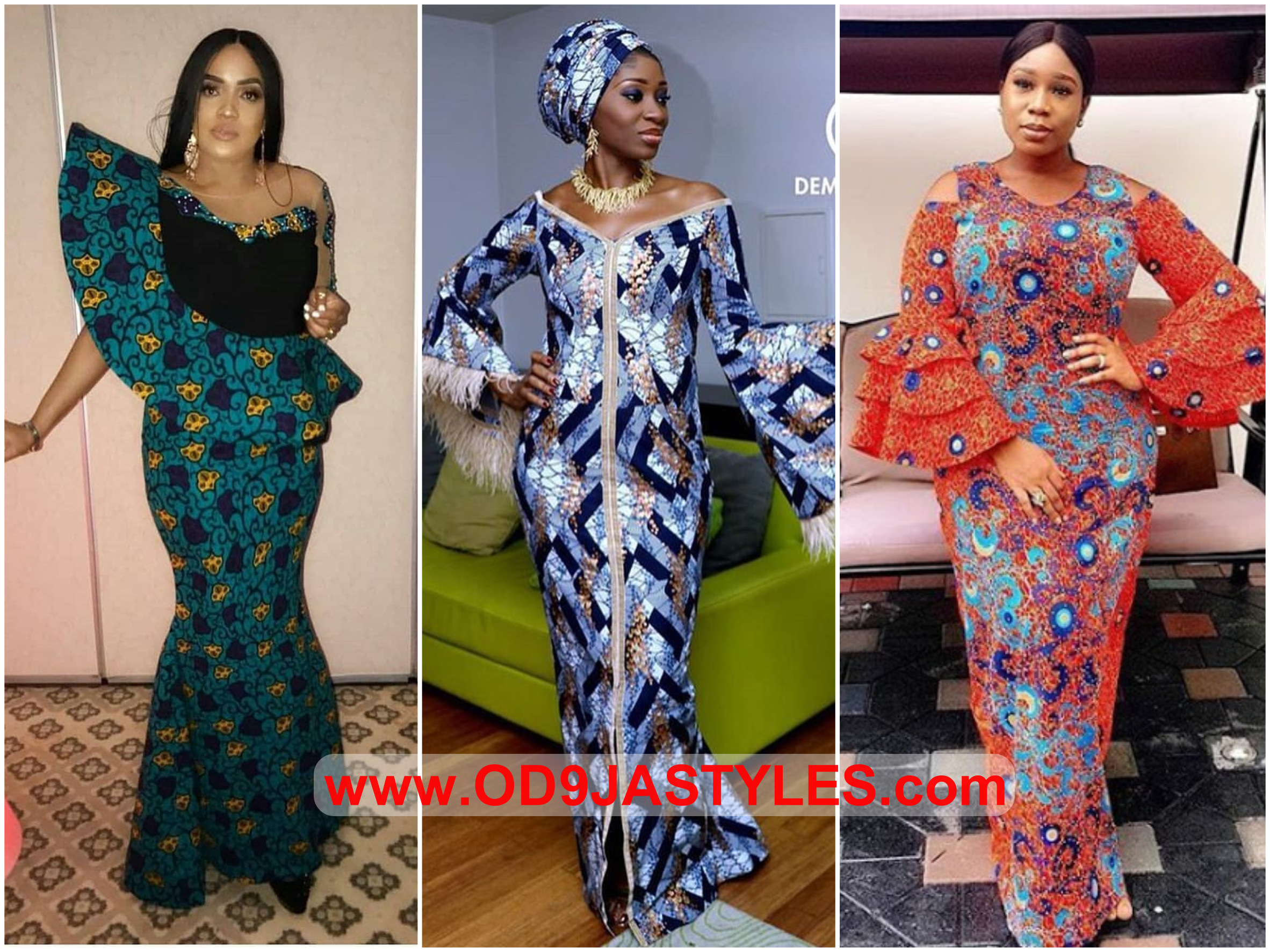 new ankara long gown styles