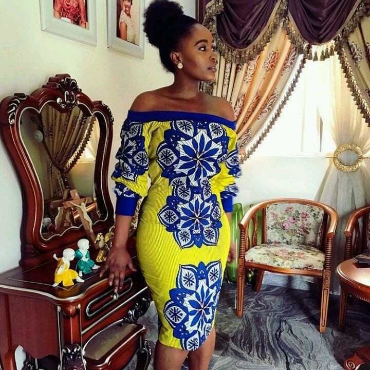 Fitted ankara gown styles