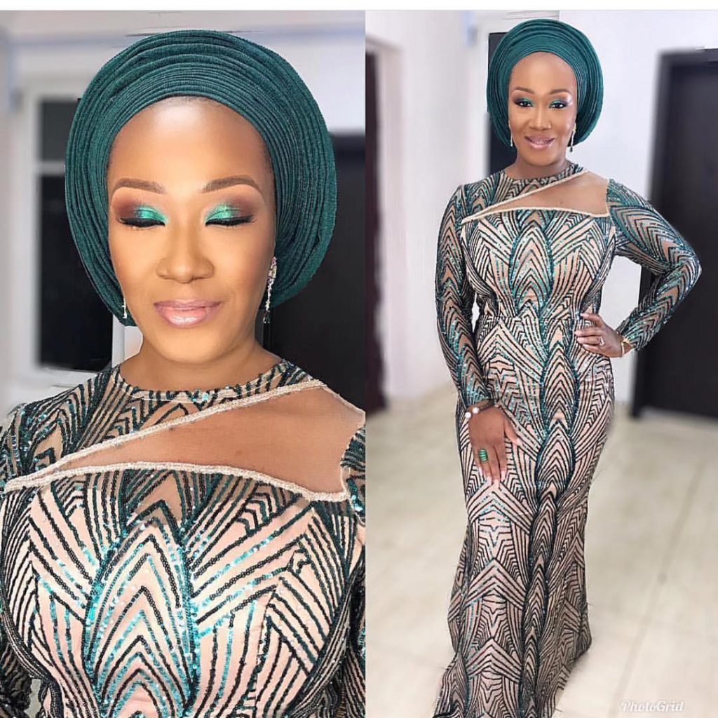 aso ebi lace style for wedding