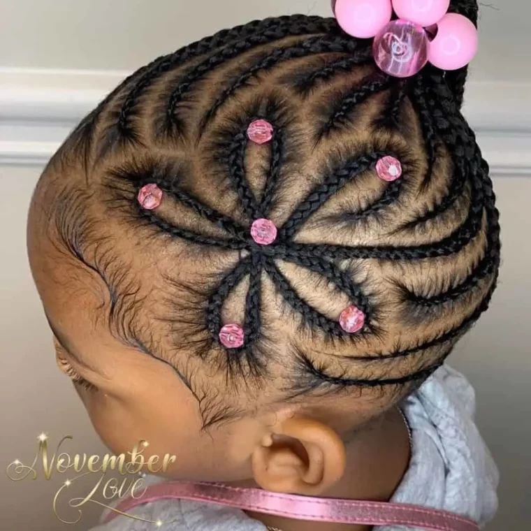 Best Kids Braided Hairstyles With Beads (1)