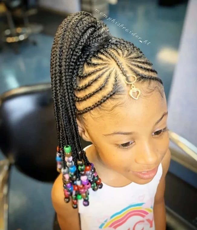 Best Kids Braided Hairstyles With Beads (11)
