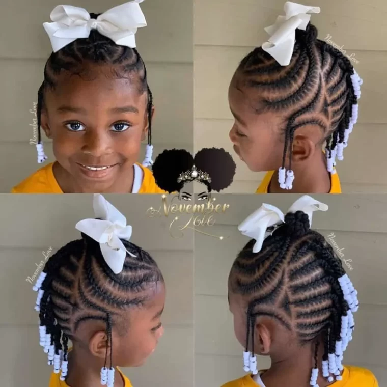 Best Kids Braided Hairstyles With Beads (14)