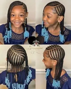 Best Kids Braided Hairstyles With Beads (17)