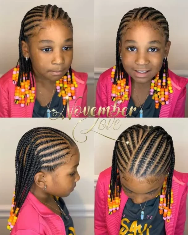 Best Kids Braided Hairstyles With Beads (2)