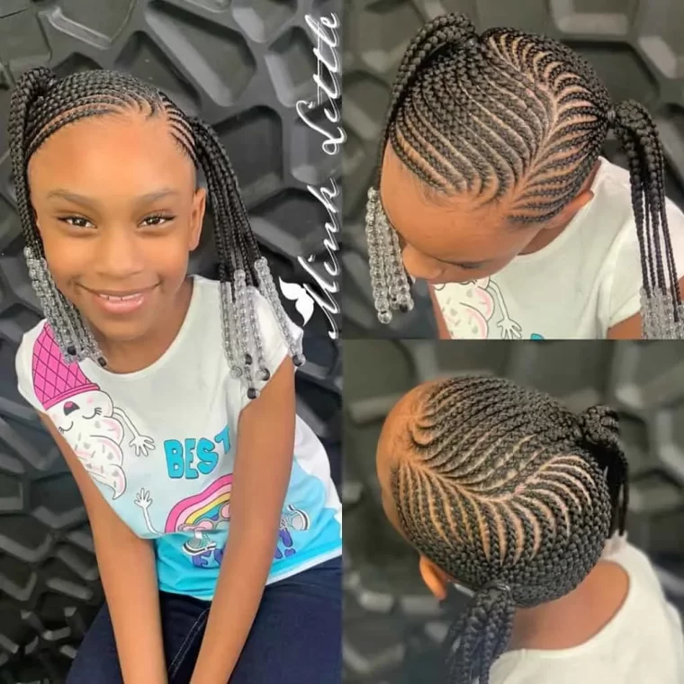 Best Kids Braided Hairstyles With Beads (27)