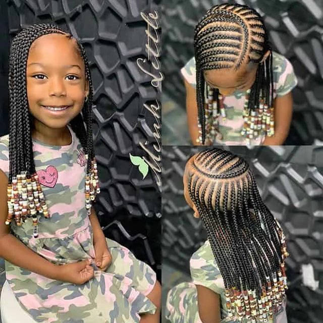 Best Kids Braided Hairstyles With Beads (29)