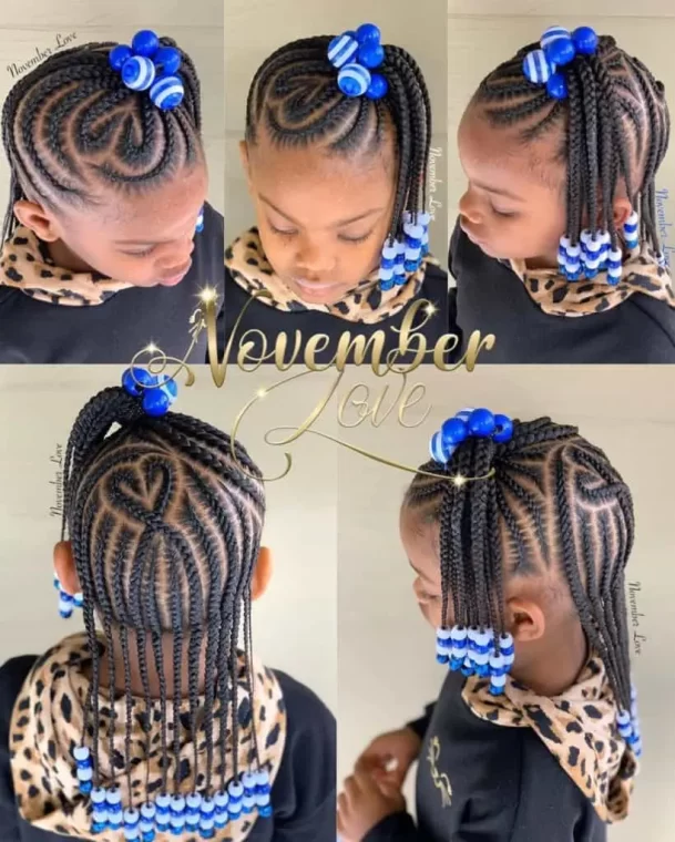 Best Kids Braided Hairstyles With Beads (3)