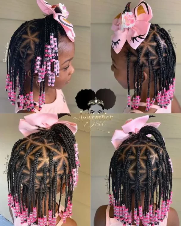 Best Kids Braided Hairstyles With Beads (5)