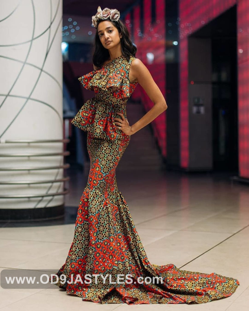 ankara styles gown 2019