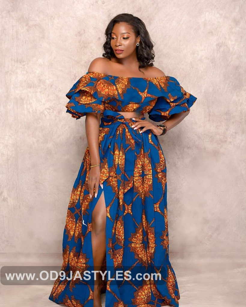ankara styles gown 2019