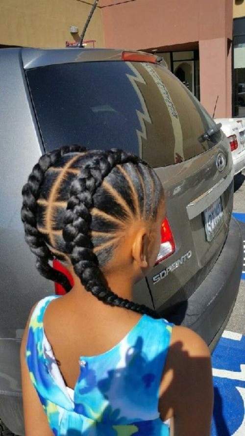 Little Black Girls Braided Hairstyles