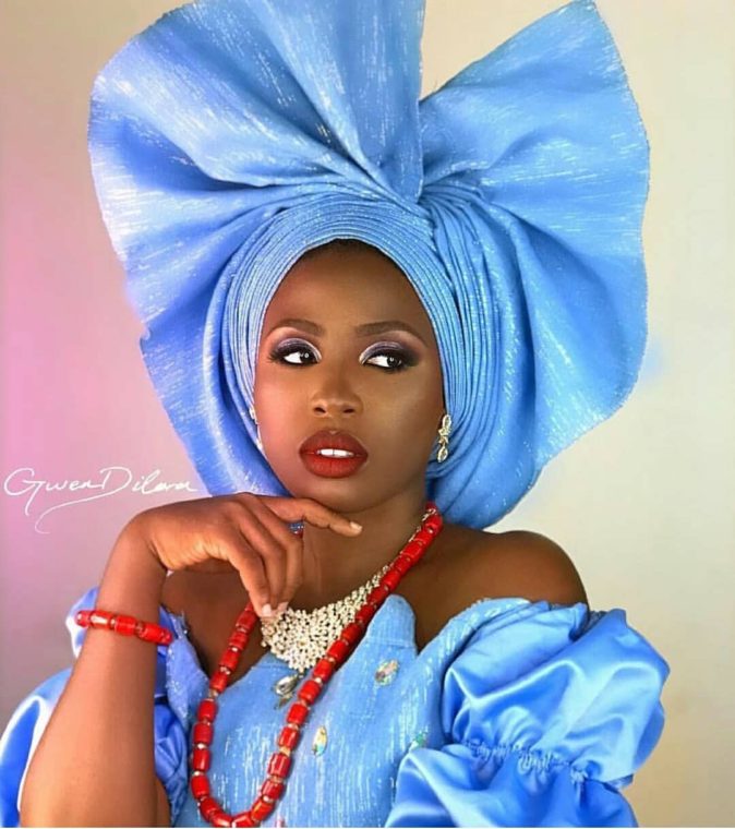 Stunning Makeup and African Gele Styles