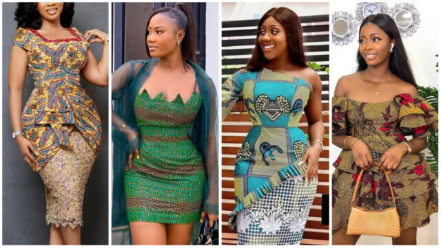 50+ Hot And Short Ankara Gown Designs For Stylish Ladies | OD9JASTYLES