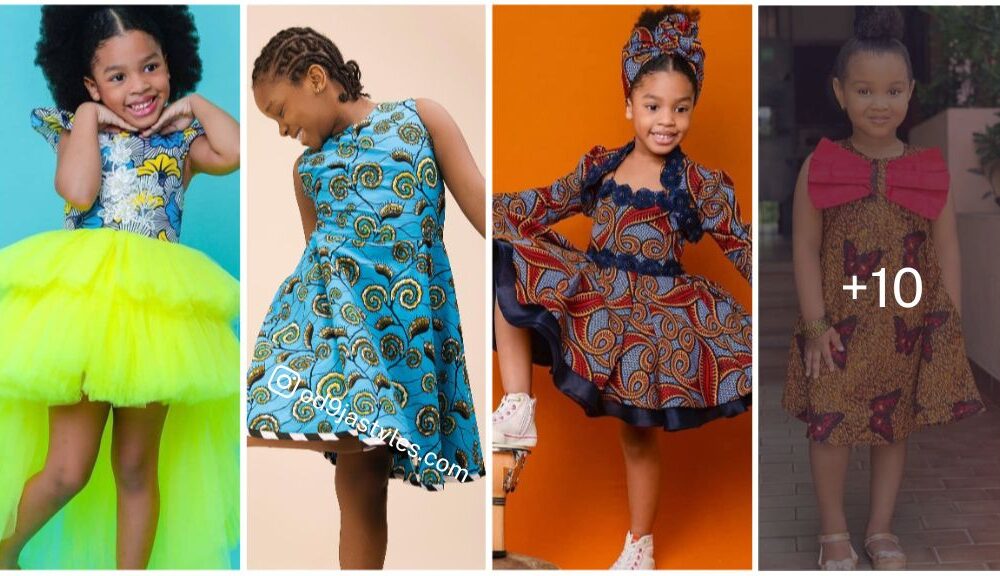 Top 25 Cutest African Ankara Female Baby Dresses to Wear » OD9JASTYLES