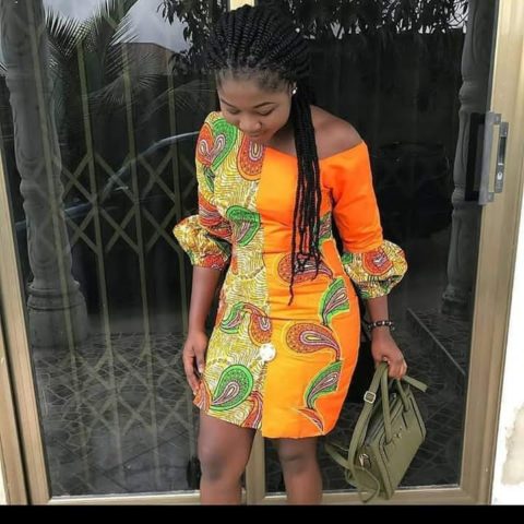 Latest and modern ankara short gown styles photos