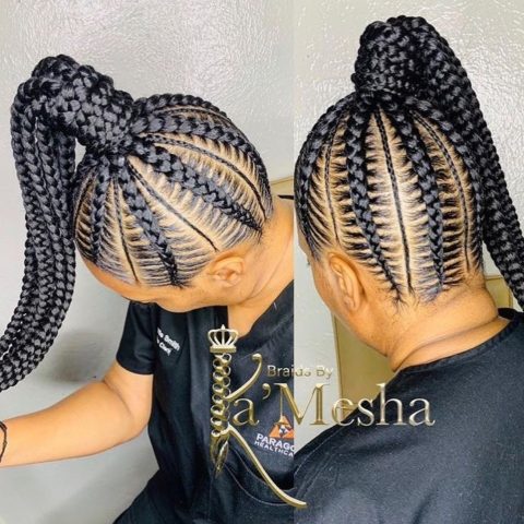 latest African braided hairstyles