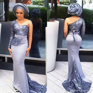 Amazing Aso Ebi Gown Styles: for Slim ...