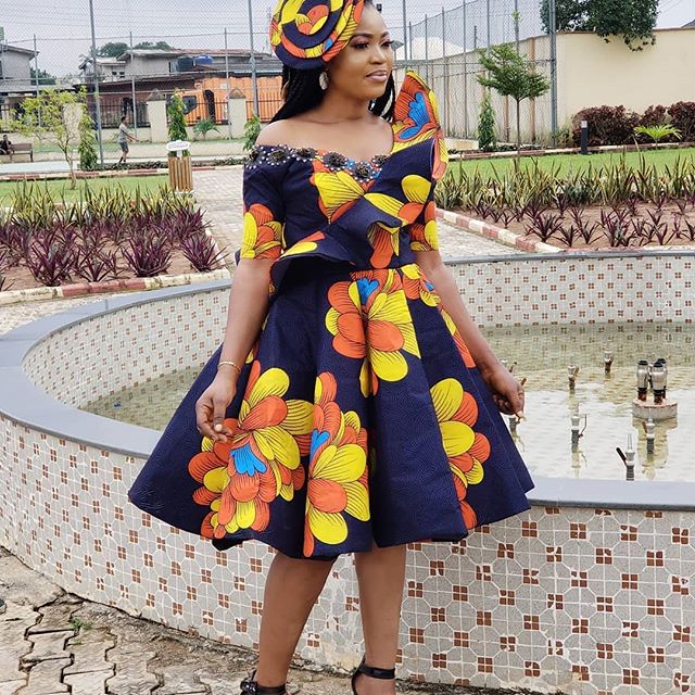 Latest Beautiful Ankara Gown Styles