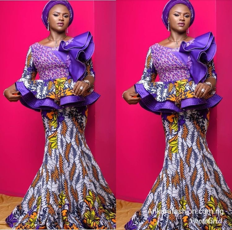 Latest Ankara Skirt and Blouse Styles for Ladies