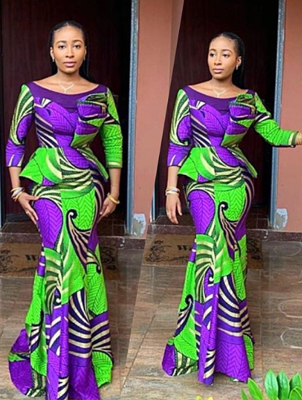 Latest Ankara Skirt and Blouse Styles for Ladies