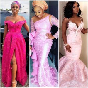 45+Radiant Baby Pink Colour Lace Fabric Aso-Ebi Styles For Owambe ...